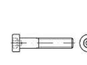 Toolcraft 139431 Zylinderschrauben M8 105 Mm Innensechskant Din 6912 Stahl Verzinkt (100 St.)