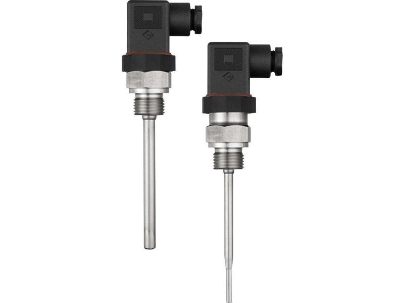 Jumo Temperatursensor 902044/20-380-1003-1-8-100-104 Gevind af rustfrit stål Sensortype Pt100 Måleområde temperatur-50 til 200 °C Sensordiameter 8 mm