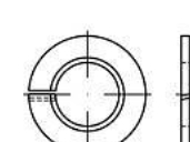 Toolcraft 147238 Federstift (Innere Durchmesser: 18,5 Mm) Din 74361 Federstahl Verzinkt 100 Stk