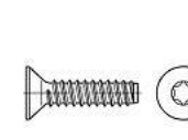 Toolcraft Senkkopf-Schlitzschraube 2,9 Mm 9,5 Mm T-Profil Stahl Verzinkt 1000 Stk