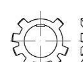 Toolcraft Sicherungsplatte Innendurchmesser 63,7 Mm Din 70952 Stahl 25 Stk