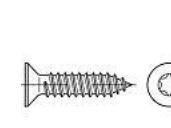 Toolcraft 149648 Senkkopfschraube 4,8 Mm 45 Mm T-Profil Stahl Verzinkt 250 Stk