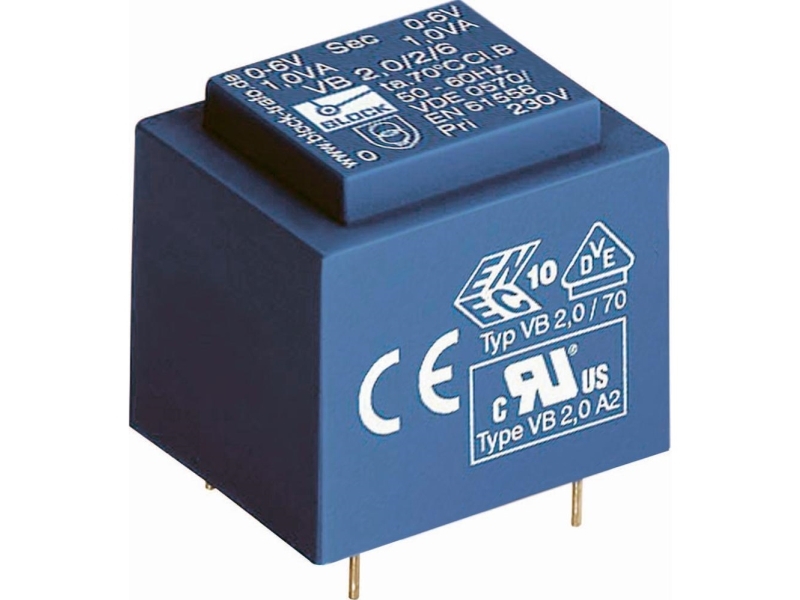 Block VB 0,35/1/9 Printtransformator 1 x 230 V 1 x 9 V/AC 0.35 VA 39 mA
