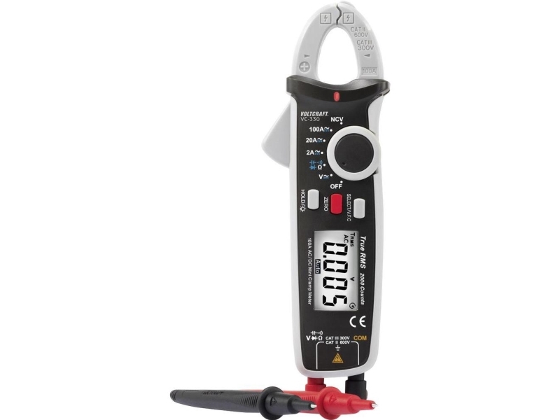 Voltcraft 330 Strømtang Digital Cat 600 Cat Iii 300 Visning Counts: 2000