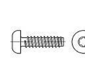 Toolcraft 149579 Schlitzzahnschrauben 6,3 Mm 32 Mm T-Profil Stahl Verzinkt 250 Stk