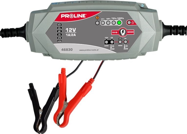 Proline Batteriomformer Ensretter 12V 2A (46830)
