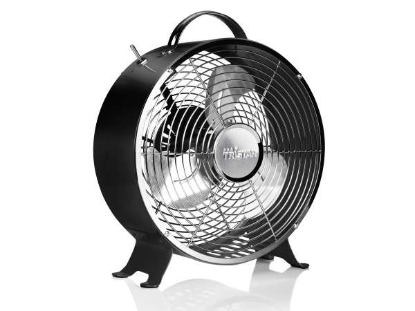 Tristar VE-5966, Bladfläkt för hushållsbruk, Svart, Silver, Bord, 49,5 dB, 1800 RPM, 25 cm | Ventilation & Klimat - Ventilation - Bords fläkt | GameStuff