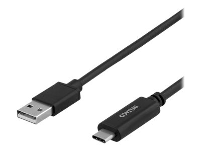Deltaco - Usb-Kabel - 24 Pin Usb-C (Han) Til Usb (Han) - Usb 2.0 - 2 M - Usb Power Delivery (10W) - Sortieren