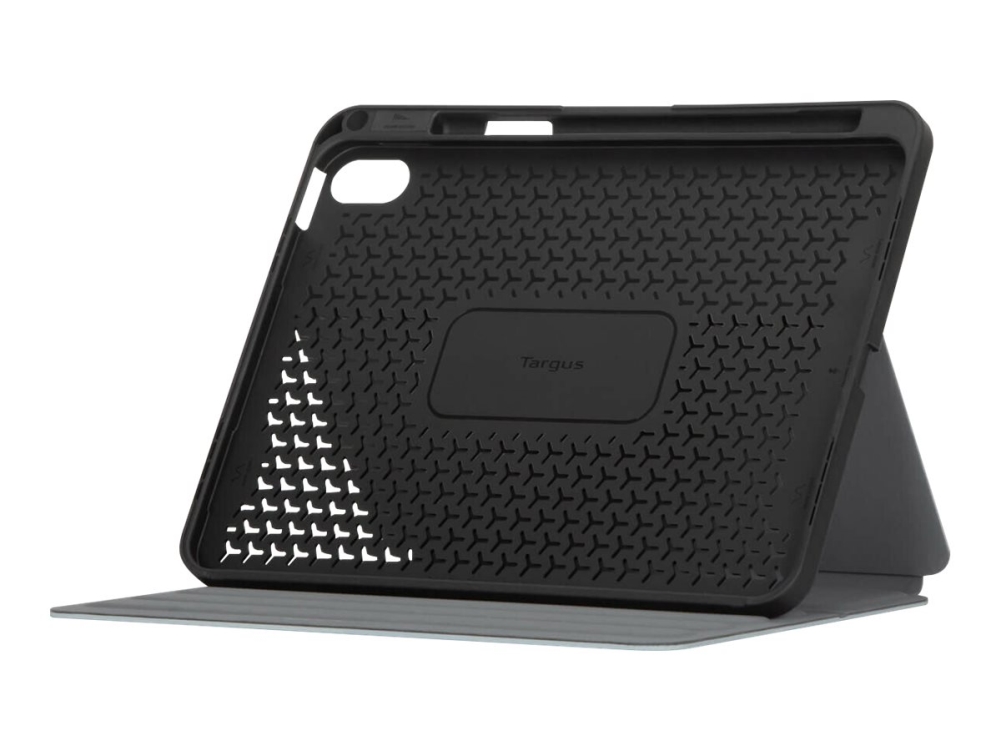 Targus Click-In - Flipomslag til tablet - termoplastisk polyuretan (TPU), polyurethan - sølv - 10.9 - for Apple 10.9-inch iPad (10. generation)  iPad A16 Wi-Fi, A16 Wi-Fi + Cellular