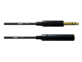 Cordial Cfm 3 Vk, 6.35Mm, Hanstik, 6.35Mm, Hunstik, 3 M, Sort