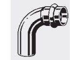 Viega Bend 90 ° 1-Flange Fkm 18Mm (628 246)