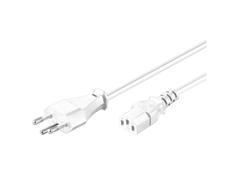 Koldt Apparatkabel Schweiz 2 M Hvid