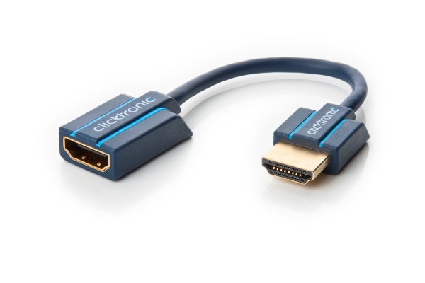 Clicktronic 70700, 0,1 M, Hdmi Typ A (Standard), Hdmi Typ A (Standard), 3D, 10,2 Gbit/Sek., Violett