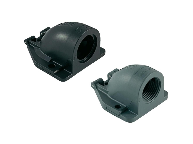 Icotek 31419.900 Kabelgennemføring Vinklet Sort 1 Stk