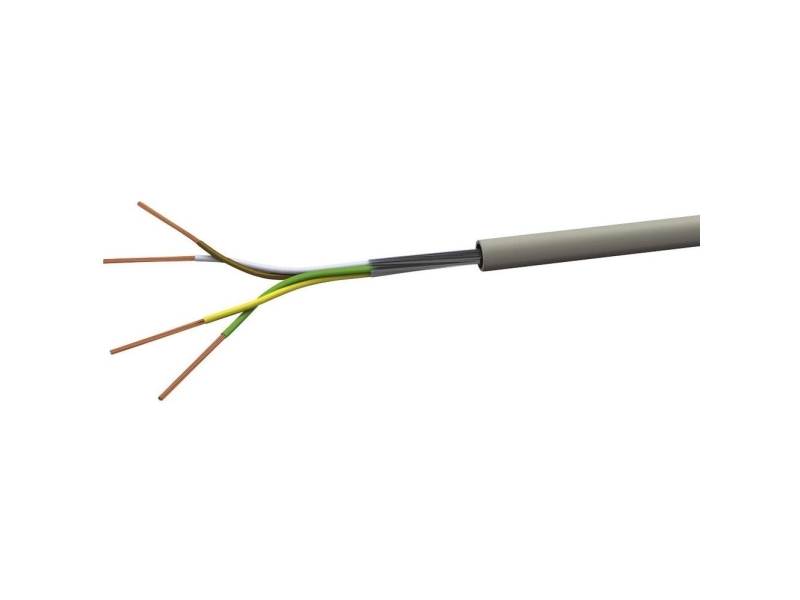 VOKA Kabelwerk LiYY Styreledning 8 x 0.25 mm² Grå (RAL 7001) LIYY8X025 100 m | EL Artiklar - Kablar och ledningar - Styrkablar | GameStuff