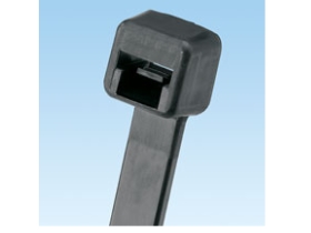 Panduit Cable Tie, 5.6"L (142Mm), Miniature, Weather Resistant, Black, 100Pc, Nylon, Schwarz, 142 Mm