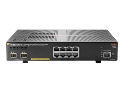 HPE Aruba 2930F 8G PoE+ 2SFP+ - Switch - L3 - Administreret - 8 x 10/100/1000 (PoE+) + 2 x 1 Gigabit / 10 Gigabit SFP+ (uplink) - monterbar på stativ - PoE+ (125 W) | Datortillbehör - Nätverk - Switchar | GameStuff