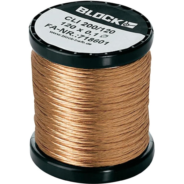 Lackdraht Kupfer Außen-Ø (Inkl. Isolationslack)=0,10 Mm 120 X 0,10 Mm 24 M 0,20 Kg