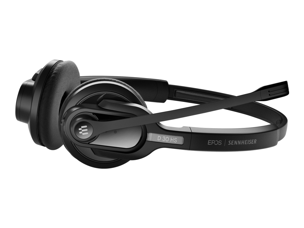 EPOS IMPACT D 30 USB ML Stereo DECT headset for PC/softphone with basic Ultra Noise Canceling head and ear hooks