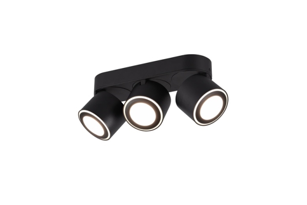 Trio Taklampa Modern Plafond Svart Trio Taurus Led 652910332