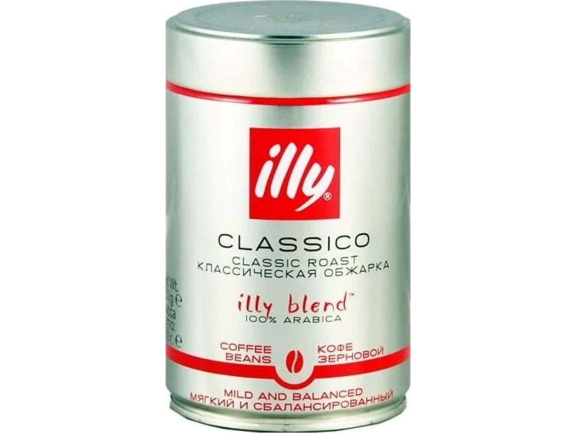 Illy Espresso 250 g, 250 g, Espresso, Middels brent, 24 måned(er), 1 stykker, Berholder/kanne