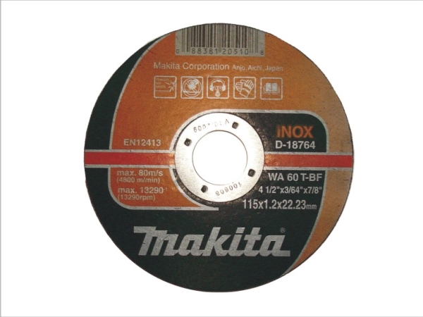 Makita Trennscheibe Für Edelstahl Inox - 125X22,2X1,2 Mm (D-18770)