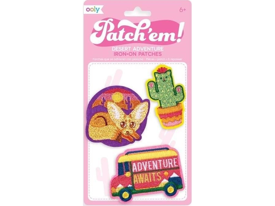 Iron-On Color Balloons Patch Em - Desert Adventure