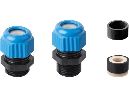 JACOB Forskruning Exe II M16x1,5 kabel Ø 5,5-10 mm IP66 polyamid blå RAL 5015 | EL Artiklar - Andra EL - Övriga | GameStuff