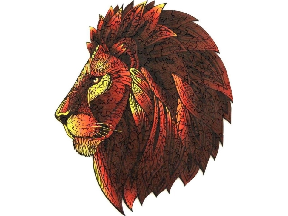 Wooden Puzzle 121 Lion G3