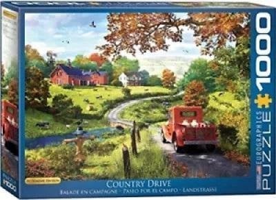 Puslespil 1000 brikker davison the country drive 6000-0968