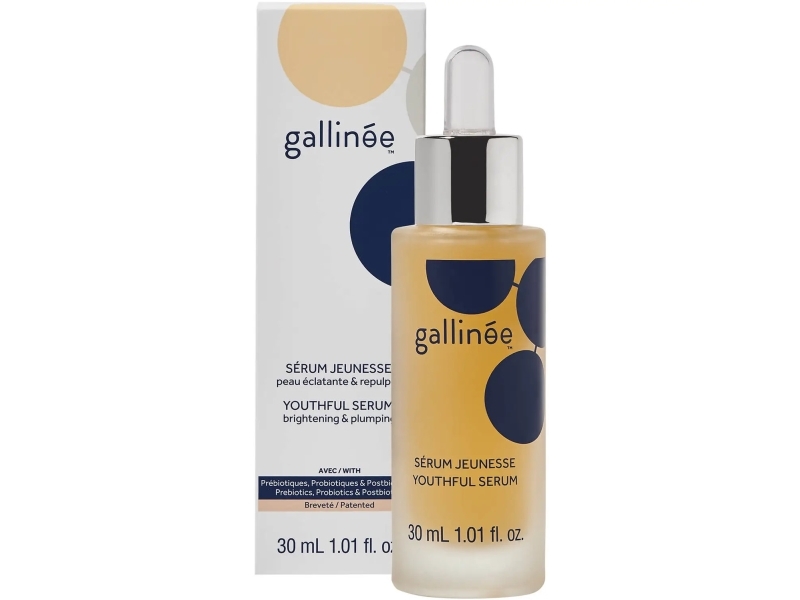 Nuxe Gallinee Microbiome skincare prebiotika & probiotika & postbiotika anti-ageing serum til ansigt, 30 ml