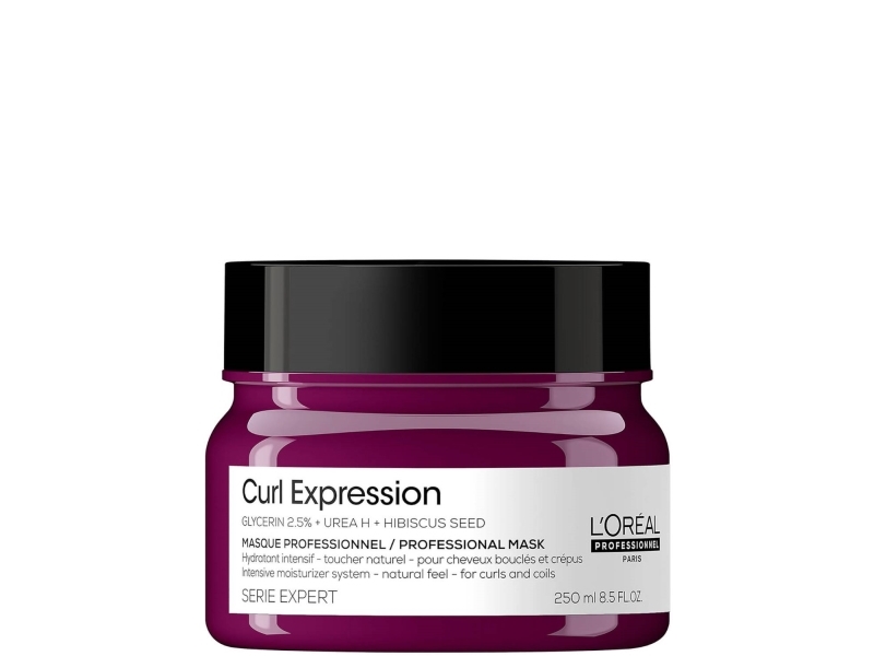 L`Oreal Professionnel Expert Series Curl Expression Rich Hair Mask, kiharat/laineiset hiukset, 250ml