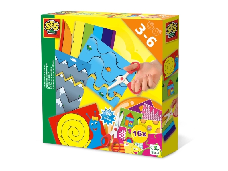 SES Creative Childrens I learn to use scissors, 3 År, Multifärg | N - A | GameStuff