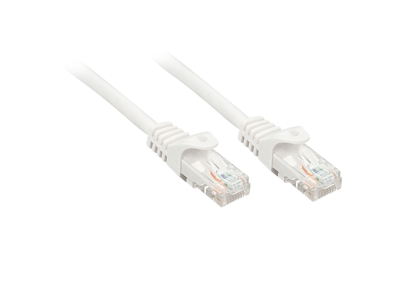 Lindy 48207, 10 M, Cat6, U/Utp (Utp), Rj-45, Rj-45, Hvid