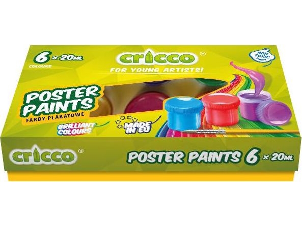 Cricco Poster Paints 6 Cricco Colors