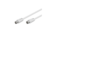 Goobay 11515, 15 M, Koaxial, Koaxial, Weiß