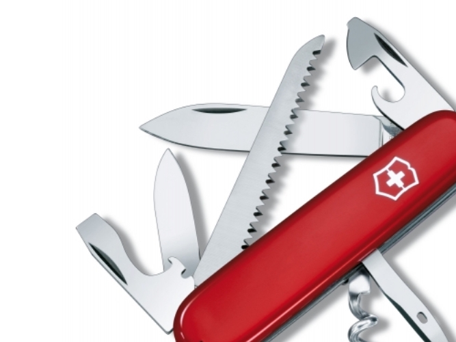 Victorinox 1.3613, Gleitgelenk-Messer, Multi-Tool-Messer, Edelstahl, 18 Mm, 82 G