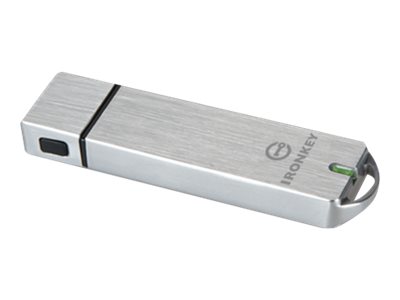 IronKey Basic S1000 - USB flashdrive - krypteret - FIPS 140-2 Level 3 - 128 GB - USB 3.0 - TAA-kompatibel