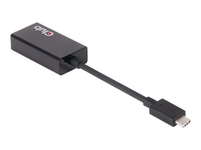 Club3d Usb 3.1 Type C To Vga Active Adapter, Usb C, Vga, 0,15 M, Schwarz