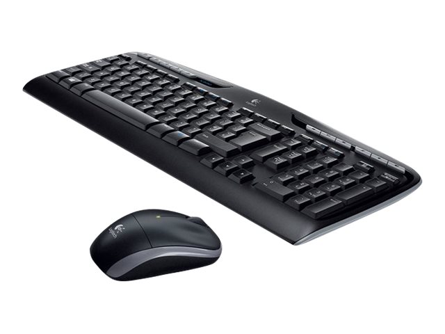 Logitech Wireless Combo Mk330, Volle Größe (100%), Kabellos, Usb, Qwerty, Schwarz, Maus Enthalten