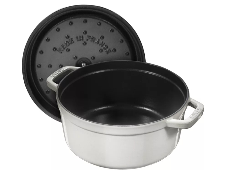 Apvalus ketus puodas Zwilling STAUB 1,7 L, 18 cm, Cremeinės spalvos