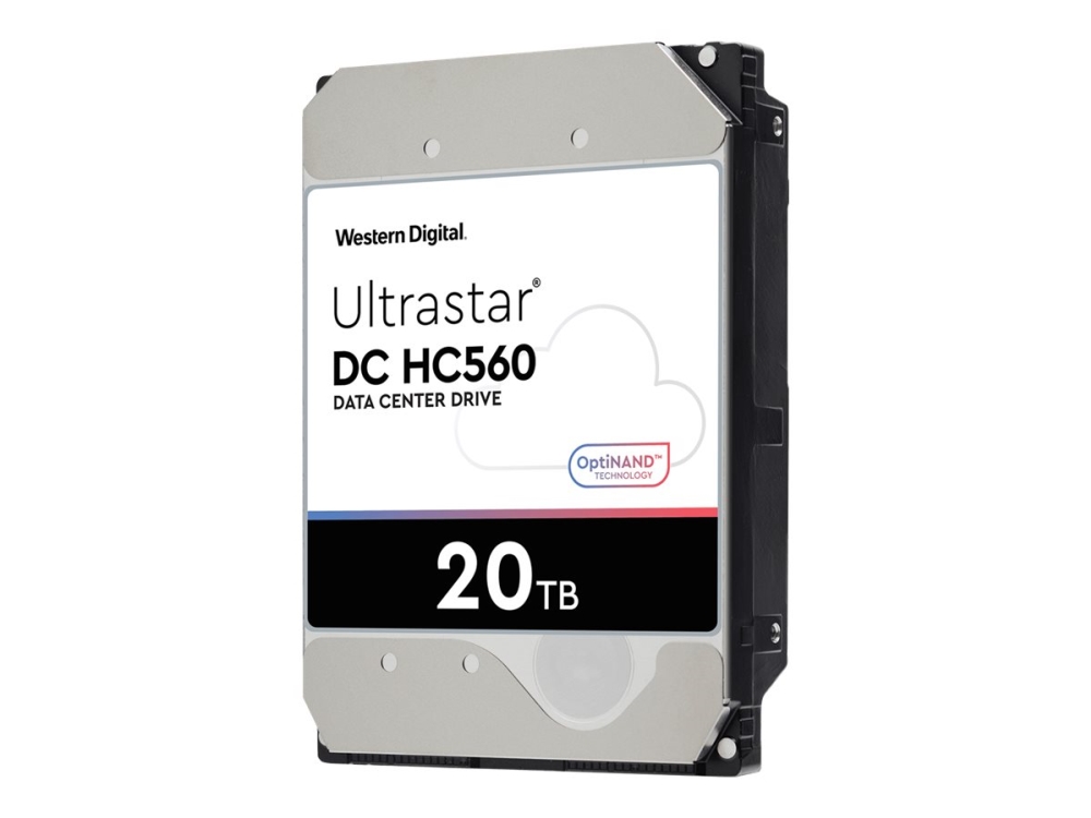 WD Ultrastar DC HC560 - Harddisk - 20 TB - intern - 3.5 - SAS 12Gb/s - 7200 rpm - buffer: 512 MB