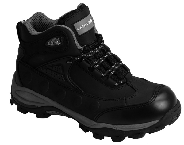 Lahti Pro skyddsstövlar för män 41 svart/grå nubuck L3010341 | Kläder & Säkerhet - Skodon - Säkerhetsgummistövlar | GameStuff