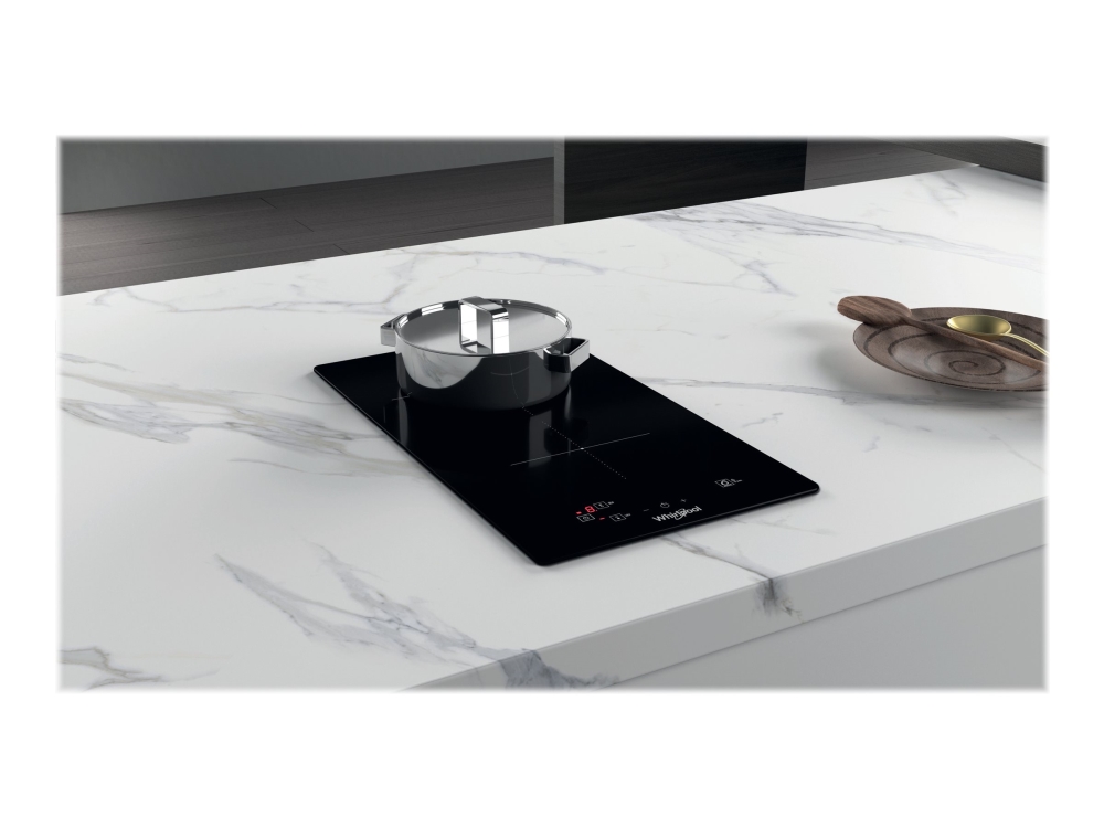 Whirlpool WS Q0530 NE - Induktionshäll - 2 kokplattor - Fördjupning - bredd: 27.5 cm - djup: 49 cm - ramlös - svart | Vitvaror - Spishäll - Induktionshäll | GameStuff
