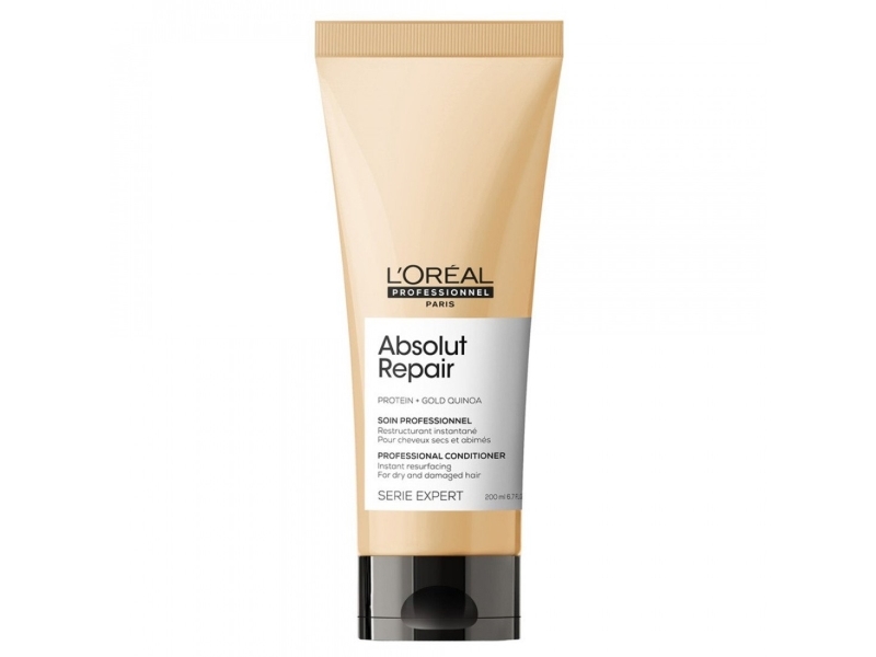 L`Oreal Professionnel Expert Series Absolute Repair Gold Quinoa &amp  Protein Hair Conditioner, tørt/skadet hår, 200 ml