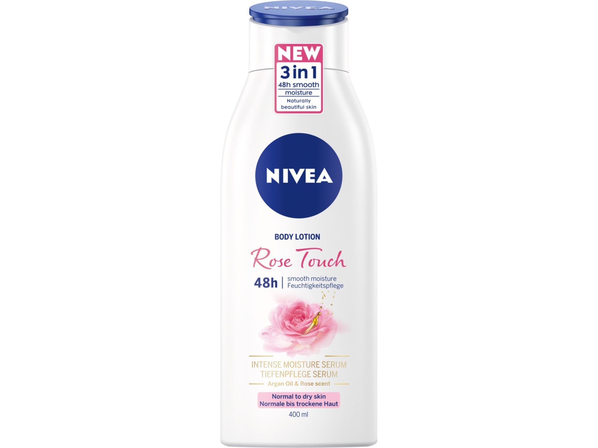 NIVEA_Rose Touch Body Lotion moisturizing body lotion with argan oil for normal and dry skin 400ml | Hudvård - Kroppsvård - Kroppslotion | GameStuff
