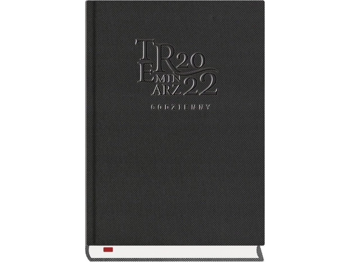 Päiväkirja 2022 Daily Musta T-255T-1V