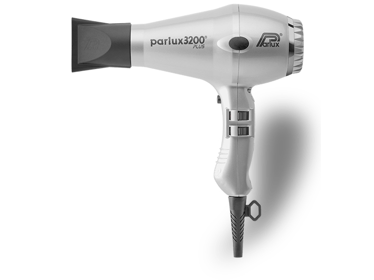 Parlux 3200 Plus, 71 m³/h, Hopea, Yksivärinen, Ripustuslenkki, 3,3 m, 1900 W