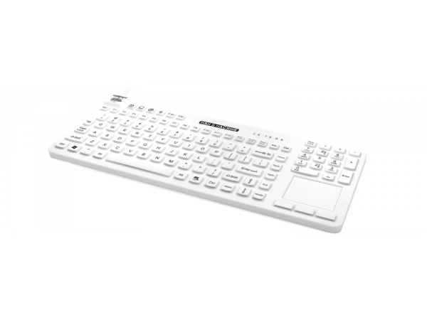 Man & Machine Really Cool Touch - Tastatur - Usb - Hvid - Taa-Kompatibel