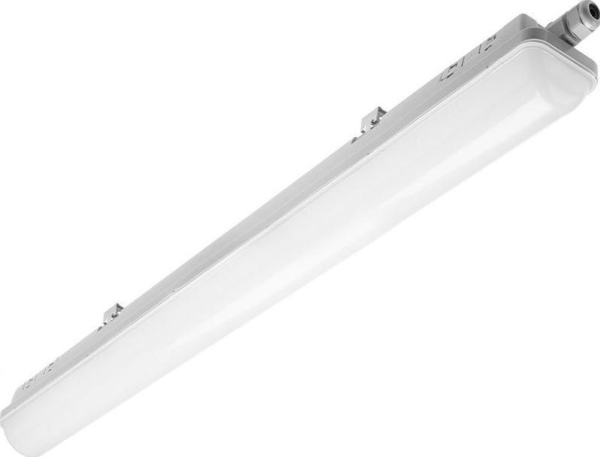 GTV LED hermetisk armatur BERGA 50W 7000lm 4000K IK08 IP65 ABS/PC gennemgang LD-BERGA50W-30
